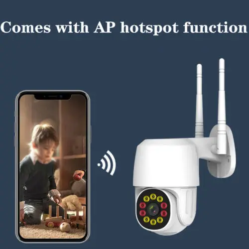 Беспроводная PTZ IP камера Wifi 1080P безопасность наружное ночное видение CCTV