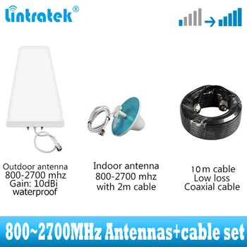 

Indoor Ceilling Antenna and Outdoor Antenna 800/2700Mhz Accessories for CDMA GSM DCS PCS WCDMA 3G 4G Signal Repeater Booster