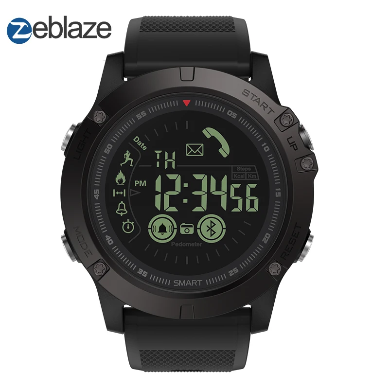 Горячая Zeblaze наручные часы VIBE 3 флагман Smartwatch 33-месяц в режиме ожидания 24h