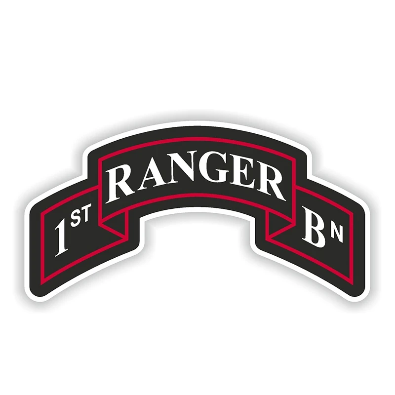 

Ranger Badge PVC Decal US Army Battalion Military Third Bn Car Sticker Decoration ZWW-2195, 13cm * 6.5cm