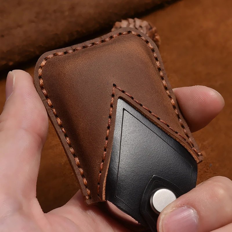 Кожаный чехол для автомобильного пульта дистанционного управления Honda Civic 2017 2018