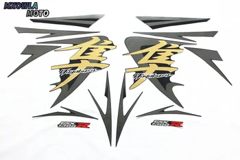 

XSB1308-5 For HayabusaGSX1300R 08years Motorcycle Fuel Tank Sticker Warning Label Full 3M car sticker dark bule