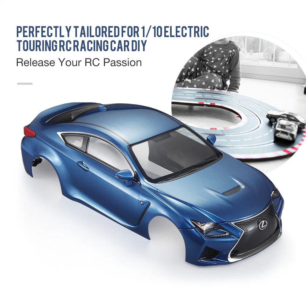 Чехол для радиоуправляемого автомобиля 48648 257 мм LEXUS RC F готового корпуса рама 1/10