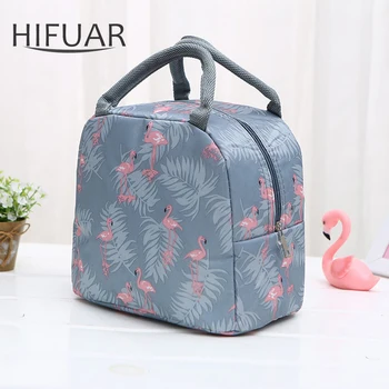 

Portable Insulated Oxford Lunch Bags Thermal Food Pack Picnic Bag For Women Kids Functional Pattern Cooler Lunch Box