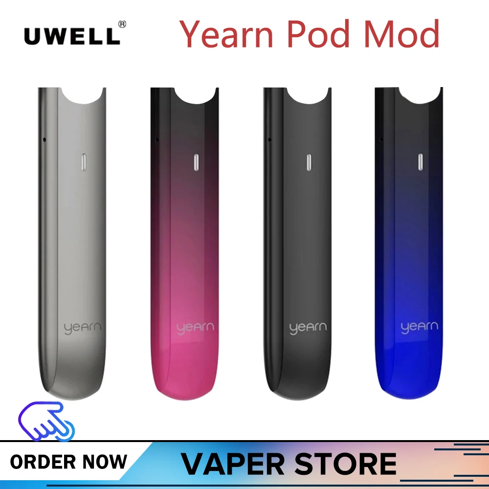 Оригинальный мод Uwell Yearn портативный вейп 370 мА · ч встроенный аккумулятор