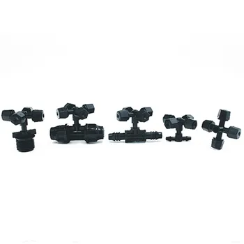 

Black Fogger Cross Misting Sprinkler with Connector for Garden Greenhouse Irrigation Humidification Cooling Spray