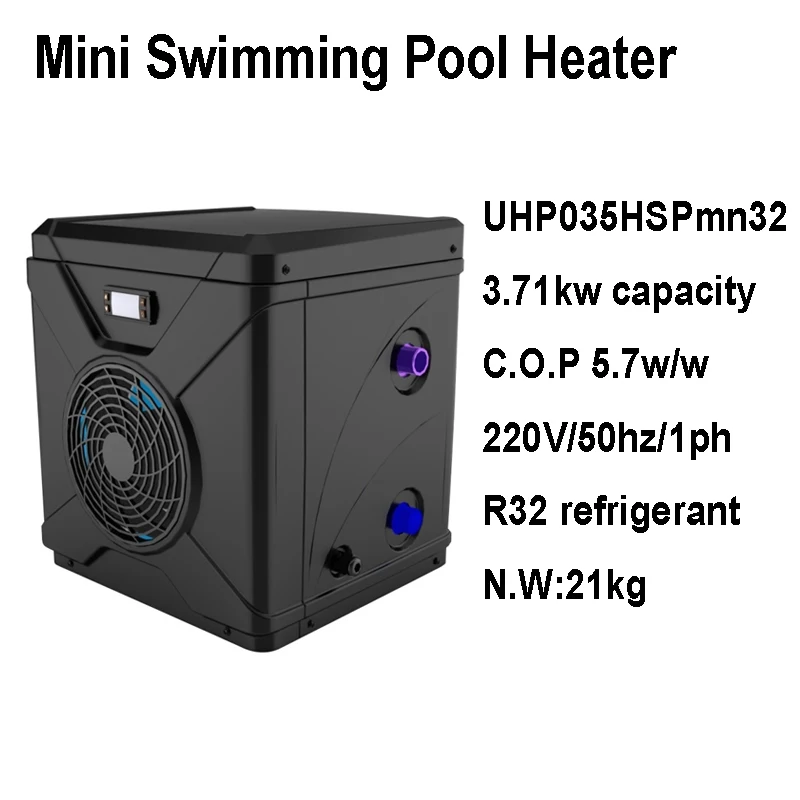 3.7KW 220V Swimming Pool & SPA Hot Tub Pool Heating Equipment for Winter Swimming for 15m3
