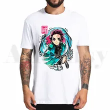 

Demon Slayer Kimetsu No Yaiba Tanjirou Kamado Tshirt Hip Hop Girl Print Top Tees Harajuku Tshirts Fashion Summer T-shirt