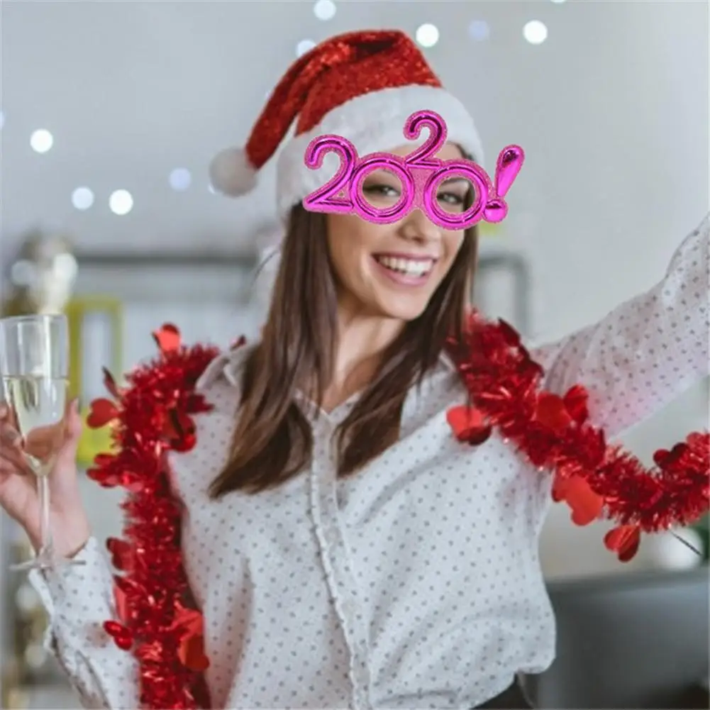 1 шт. новогодние вечерние декоративные очки новогодние очки оправа вечерние сувениры Фото аксессуары костюм, реквизит для KTV бар вечерние A35