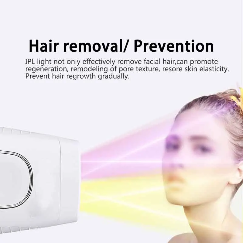 US Plug Epilator Female Facial Epilator Hair Removal Device Hair Removal Liquid Crystal Display Photon Painless Hair Removal Bod