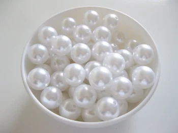 

2015 Hot Sale Special Offer Grade AAA Romantic White Beads 20mm Chunky Bubblegum Pearl Necklace For Evening Wear