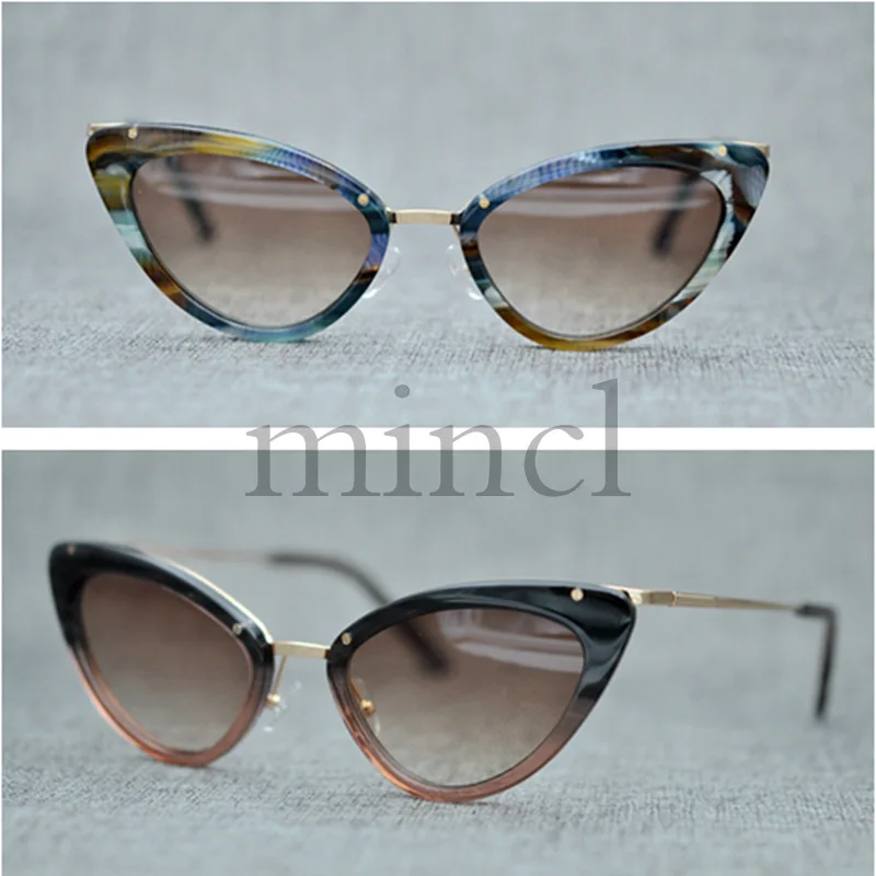 

Triangle Cat Sunglasses For Women Small SunGlasses Female Retro Ultra Light Acetate Street Style Shades Woman Sunglass EyewearNX