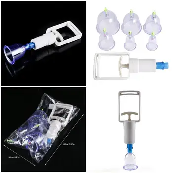 

6pcs/set Vacuum Cupping Chinese Health Care Medical Body Therapy Cups Massage Tool P9