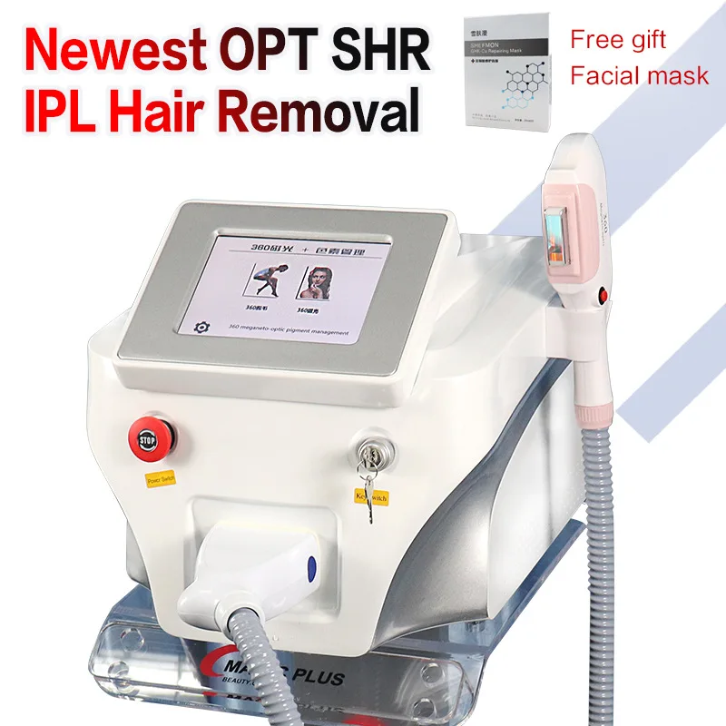 Портативное оборудование для удаления волос 360 Magneto OPT IPL SHR бледные пятна