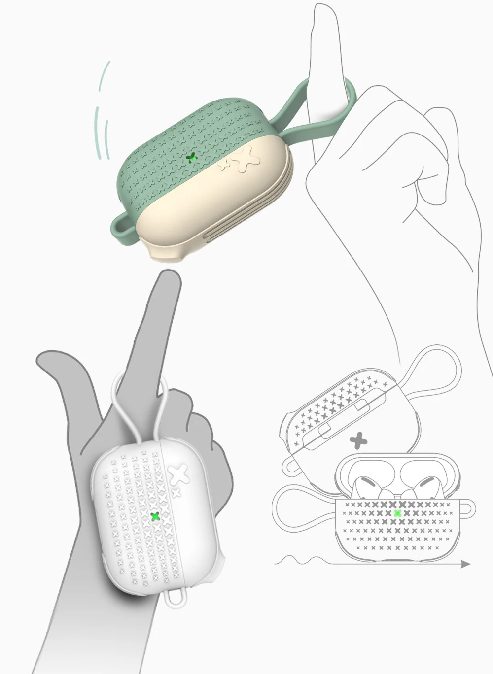 Мягкий силиконовый чехол для наушников Airpods Pro|Аксессуары наушников| |