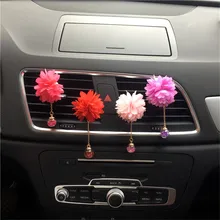 Hazy beauty автомобильный парфюм Хрустальная подвеска-шар Цветок из текстиля автомобильный парфюм освежитель воздуха автомобильный Стайлинг духи 100