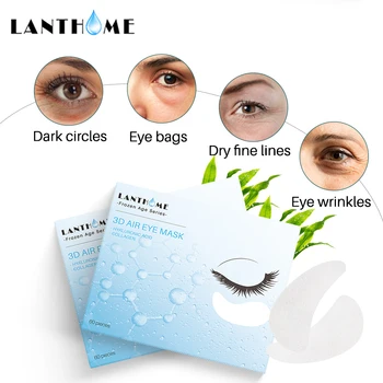 

60pc Collagen Eye Mask Gel Mask Eye Patches Removal Eye Bags Wrinkles Dark Circles Whitening Lasting Moisturizing Eye Care TSLM2