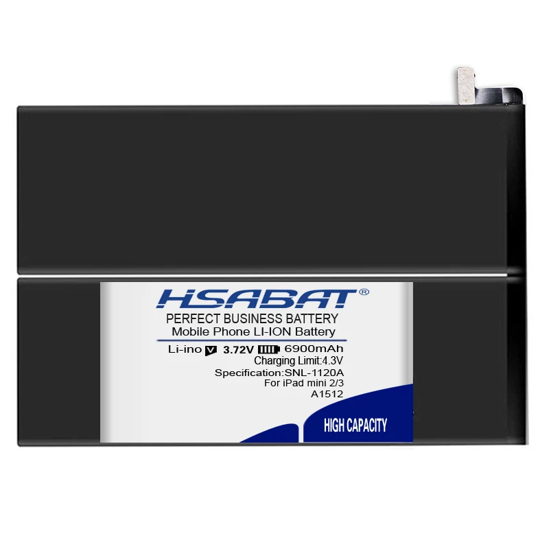 HSABAT A1512 6900 мА/ч, Батарея для ipad mini 2 retina Mini 3 A1489 A1490 A1491 A1512 A1599 A1600 A1601 батареи