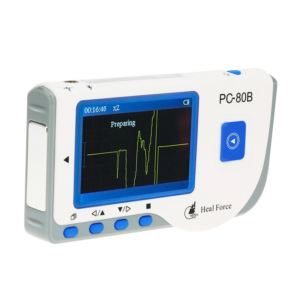 Heal Force PC 80B портативный домашний монитор ЭКГ одобренный CE|Артериальное давление| |