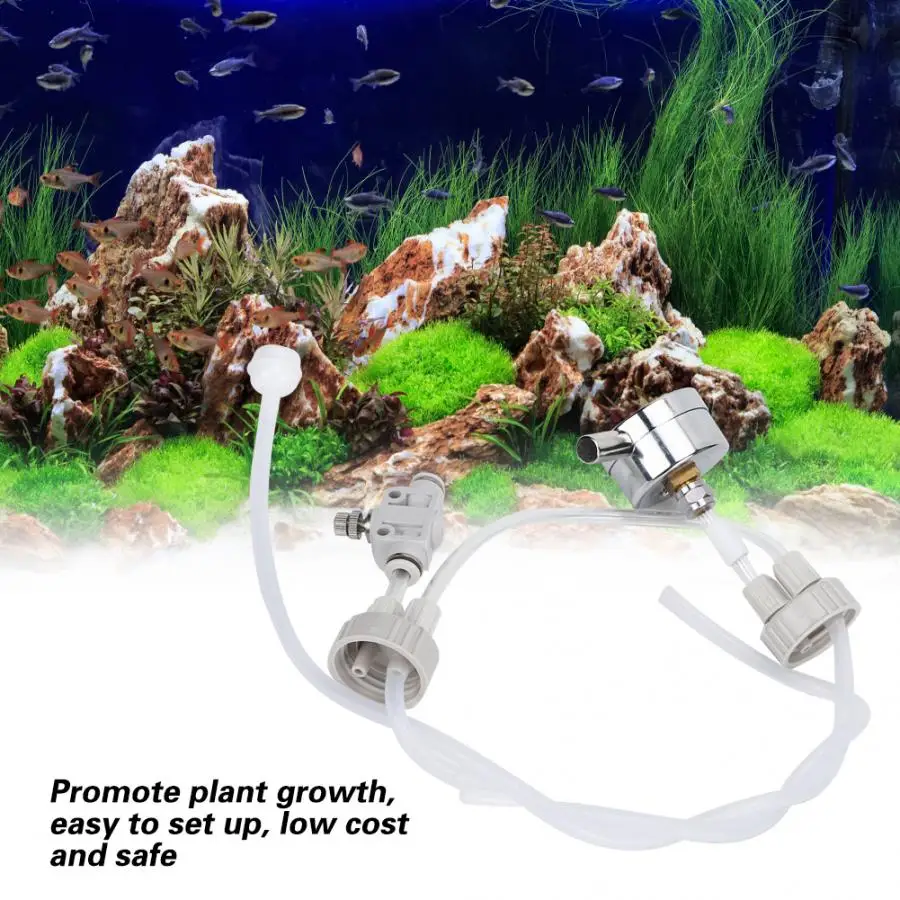 Аквариум DIY CO2 система генератора комплект с регулировкой давления воздушного