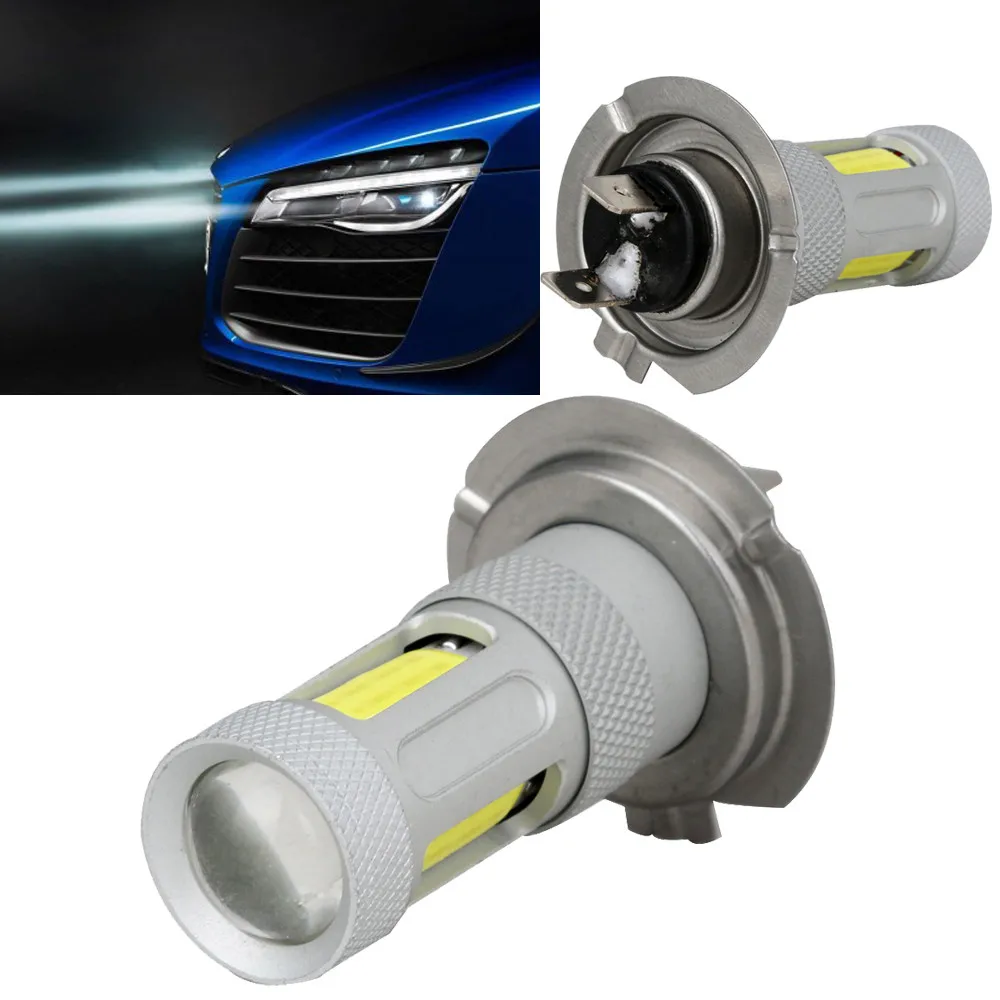 1x H7 Высокая мощность COB светодиодный автомобильный противотуманный фары дальнего света DRL лампы белый 80 Вт аксессуары для салона автомобиля# Y3