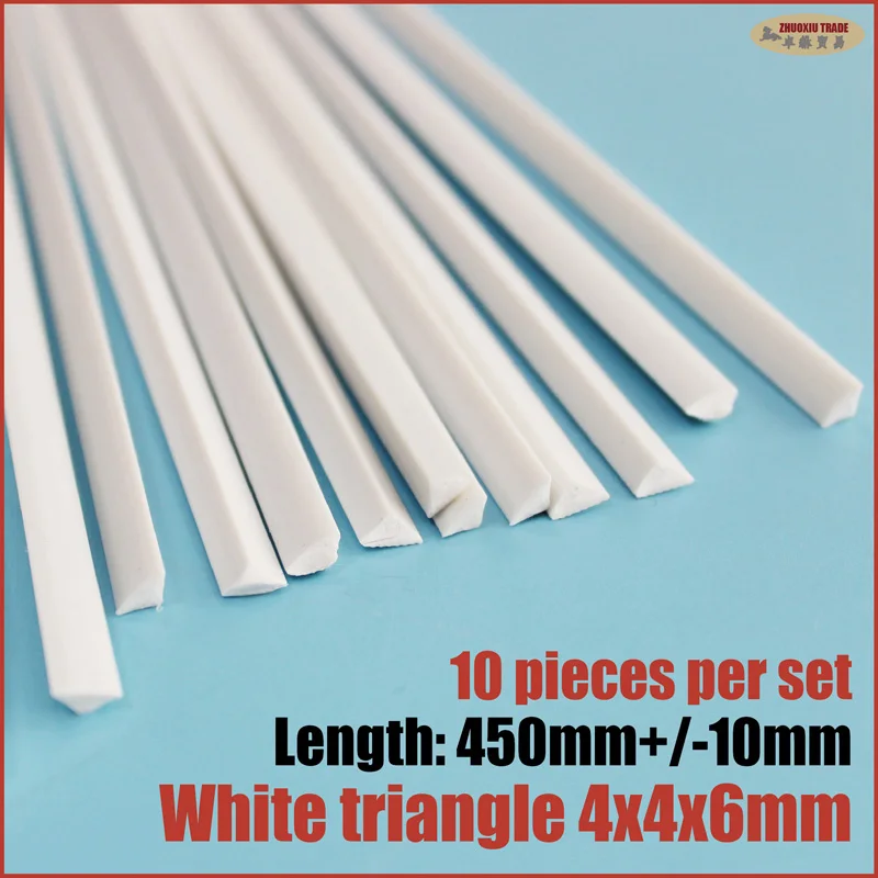 white triangle 4x4x6mm