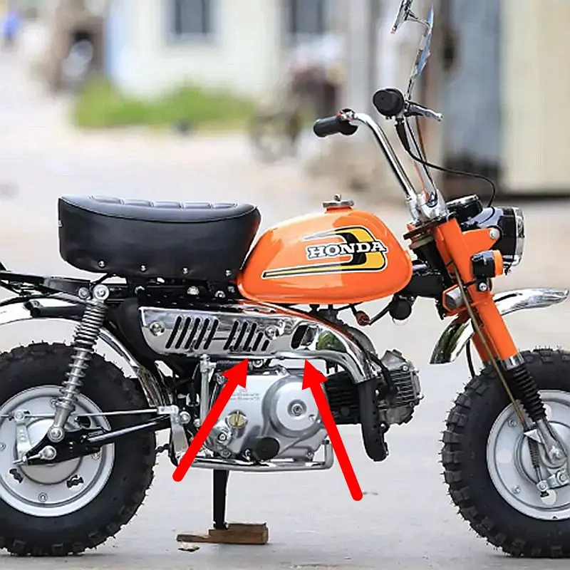 Для MONKEY Z50 T50 глушитель выхлопной трубы запасные части 50 125 куб. См|Выхлопные и