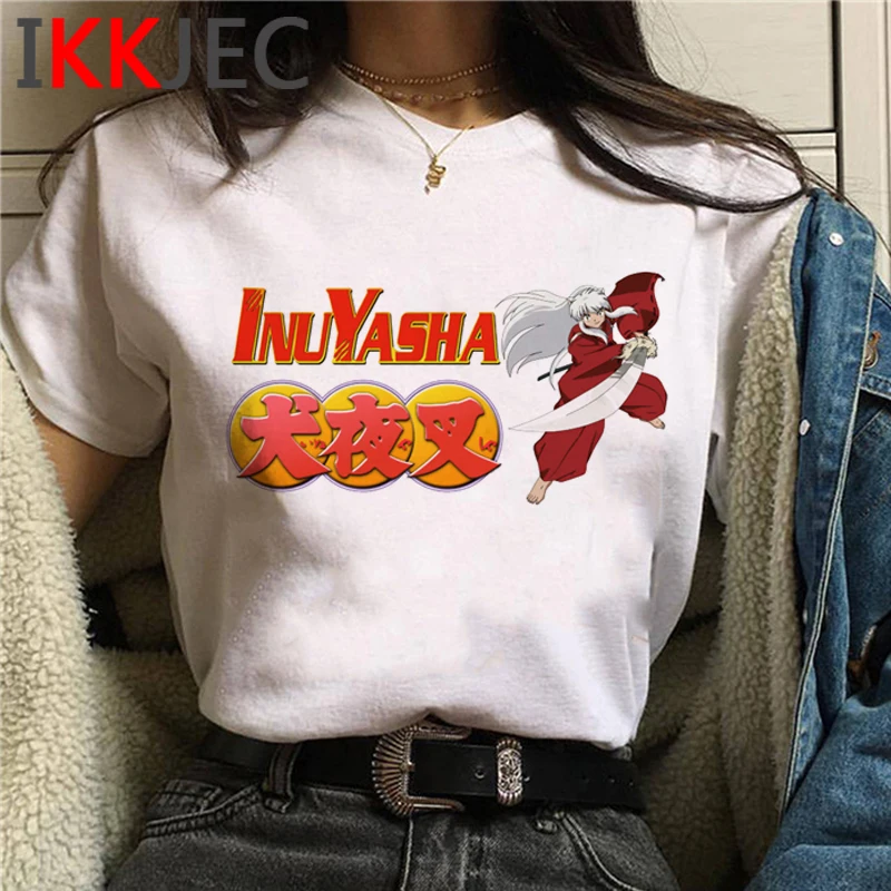 feudal demon inuyasha t shirt tshirt female white t shirt japanese 2021 clothes harajuku kawaii harajuku funny t shirts