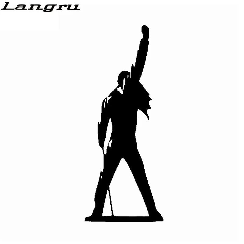 

Langru 5.4cm*13.4cm High Quality Freddie Mercury Car Sticker Vinyl Car Window Decal Accessories Jdm