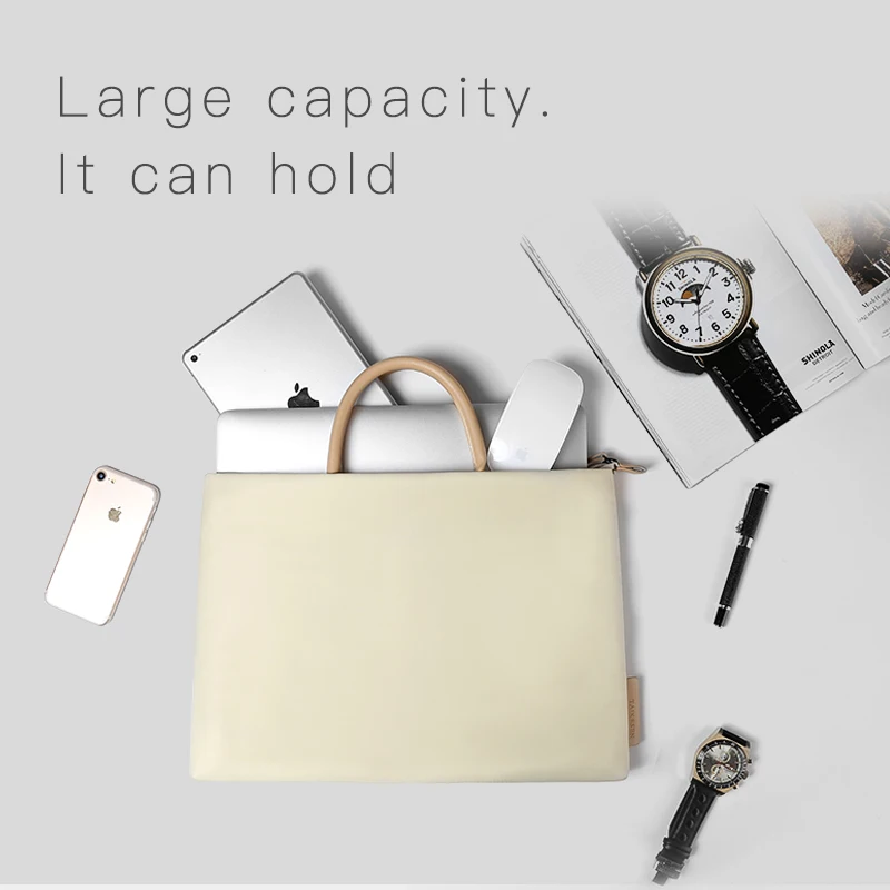 Bolsa do Portátil para o Macbook Air Pro m1 m2 13 15 16 154 156 Luva do Caderno Dell Acer Asus hp Bolsa do Negócio do Computador Case do - Imagem 5