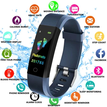 

2020 Smart Watch Men Health Monitor Heart rate/Blood Pressure/Pedometer Bluetooth Waterproof Sports Bracelet