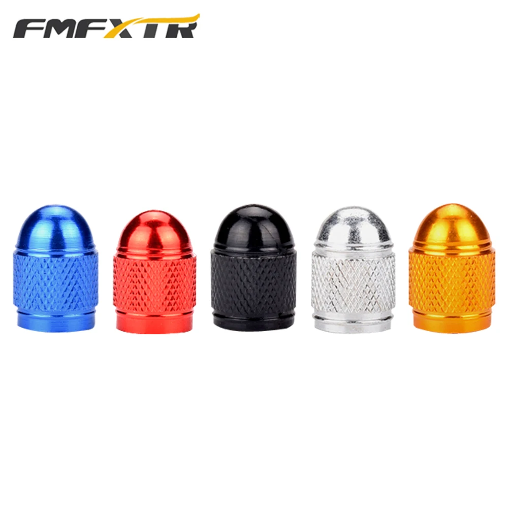 FMFXTR Mountain Bike American Tire Valve Cap Colorful Aluminum Valve Cap Beautiful BMX Dust Cover