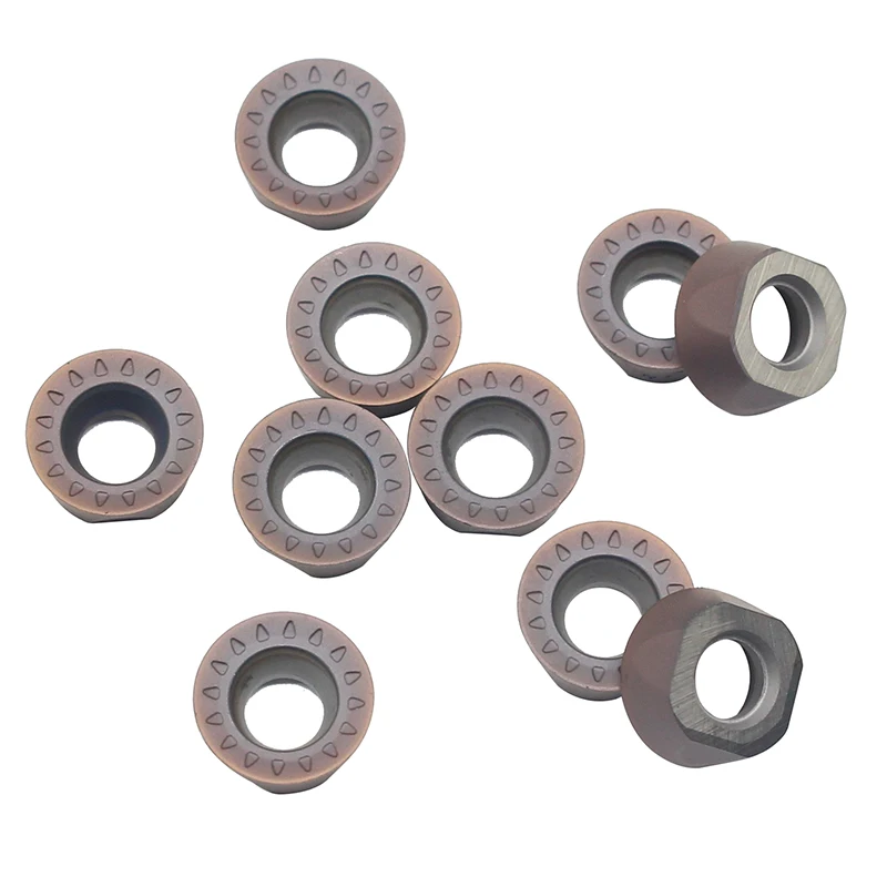 

lathe tool RPMT10T3MOE JS VP15TF internal round carbide insert CNC metal turning tools milling insert