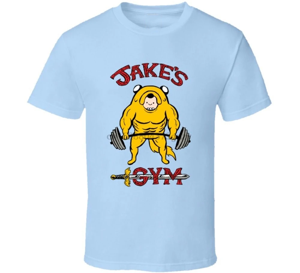 Jake's gym t-shirt adventure time tee jake and finn Jake's gym t-shirt adventure time tee jake and finn