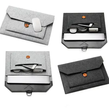 

Laptop Case Sleeve Felt Bag For Macbook Air Pro 11 12 13 14 15 16 inch Notebook Computer bag for HP Xiaomi Dell Lenovo Mac book