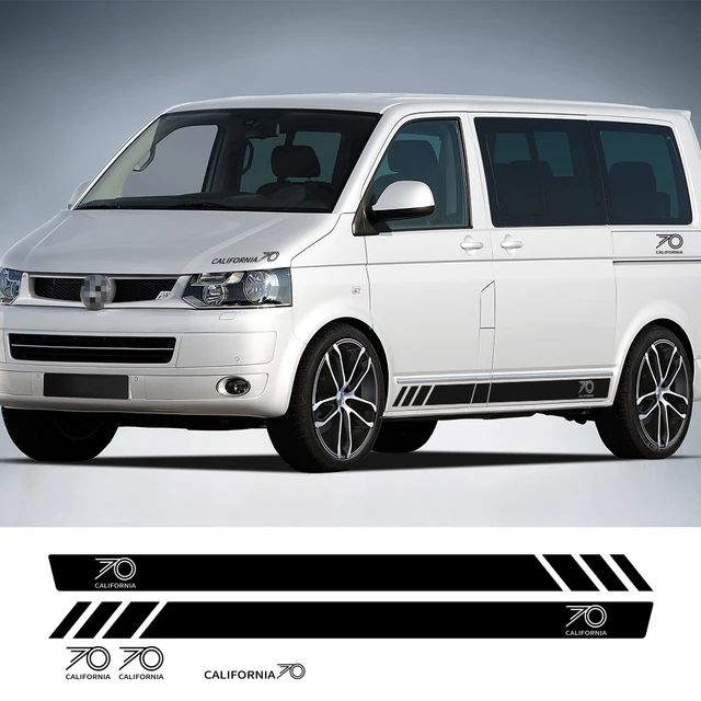 2pcs Car Door Side Stickers For Volkswagen Vw Multivan Transporter  Caravelle T5 T6 Tuning Auto Accessories Vinyl Film Decals - Car Stickers -  AliExpress