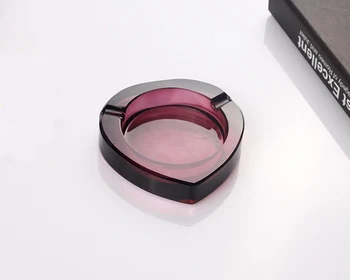 

Nello Crystal Ashtray Creative Fashion European-Style Small Number Logo Custom Hotel Room Bedroom Personality Exquisite Crystal