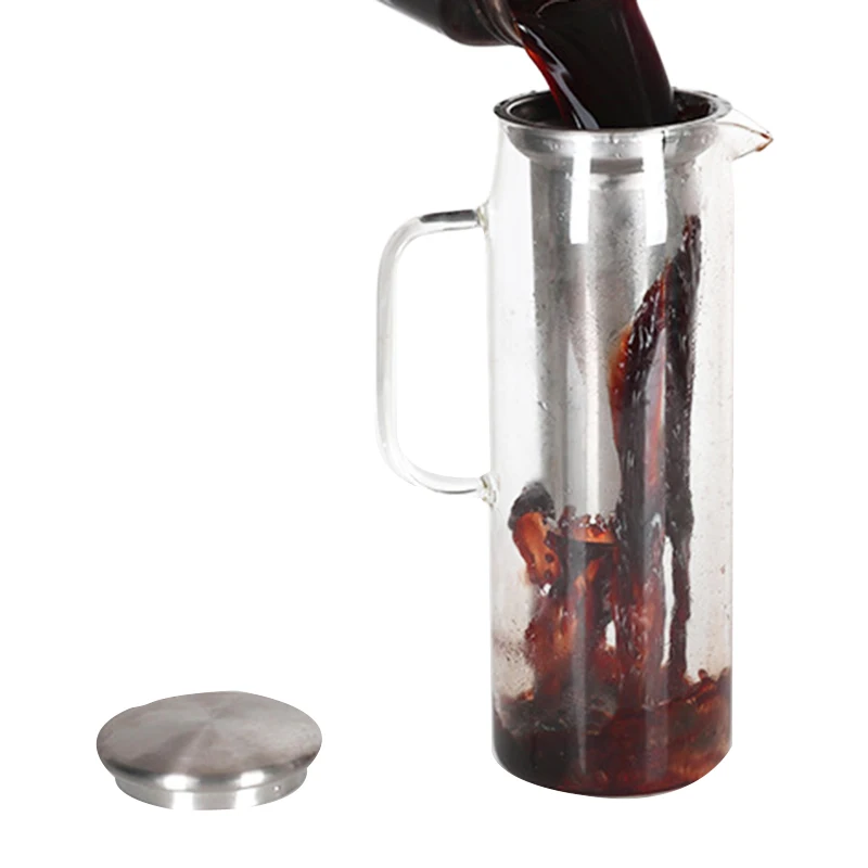 Кофеварка для напитков, 1 Quart, 32 Oz Iced coffee Maker, Iced tea Maker, герметичный кувшин для напитков, аксессуары для кофе, холодный Br