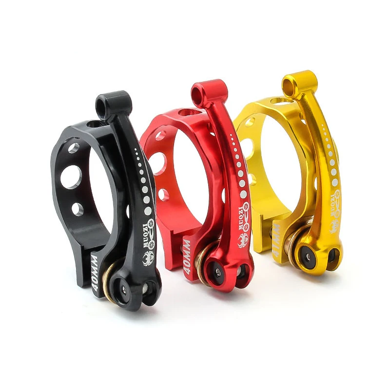 Alloy Folding Bike Seatpost Clamp 40/41mm Quick Release Qr Aluminium