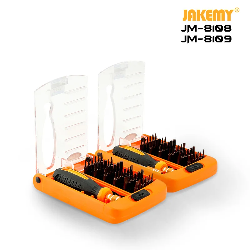 Набор прецизионных JM-8108/JM-8109 отверток 38 в 1/37 в 1, инструмент для ремонта мобильного телефона, отвертка для iphone ipad, opod smart