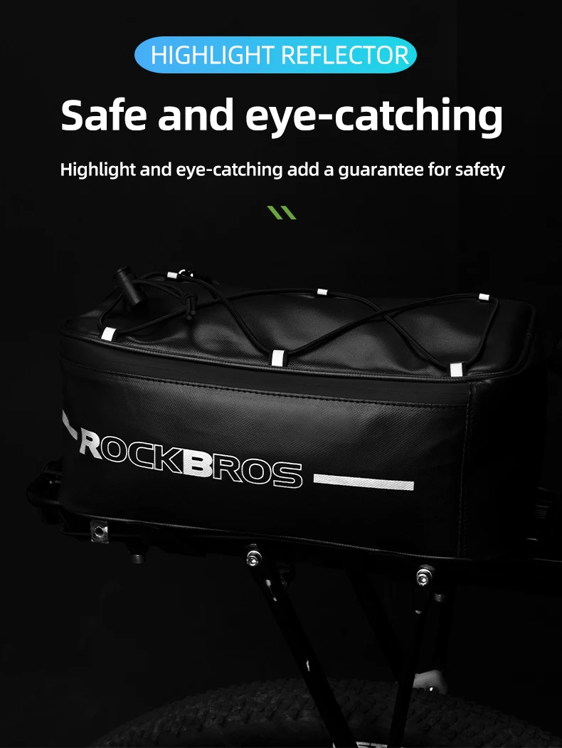 Bicycle Rear Seat Bag Bicycle Rear Bags Waterproof Cycling Travel Trunk Bag Seat