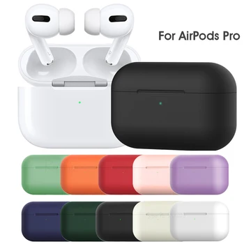 

Silicone Case for Apple Airpods pro TWS Bluetooth Earphone soft Silicone Cover For Airpods 3 2019 Protective shockproof Cases