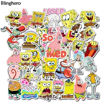 

20sets/lot Blinghero 50pcs/set Cartoon Non-repeating Waterproof Luggage Laptop Phone Sticker Scrapbooking Decals Gift BH0548