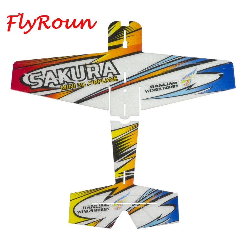 RC Air plane 3D Airplane Micro Mini Foam EPP PP F3P Lightset KIT Model Hobby Toys Sakura Remote Control Toys