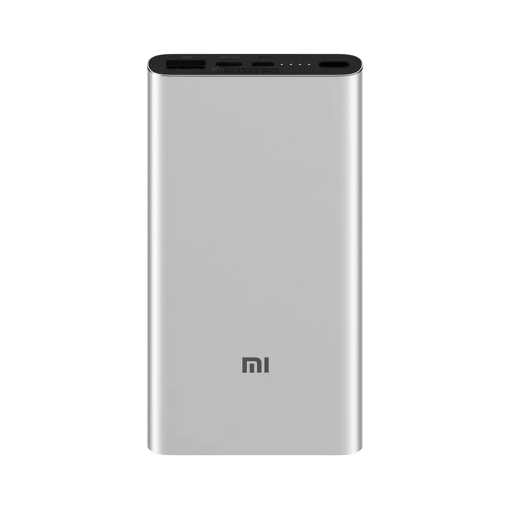 Xiao mi power Bank 3 10000 мАч PLM12ZM usb type C QC3.0 Быстрая зарядка mi power bank 10000 портативное зарядное устройство power bank