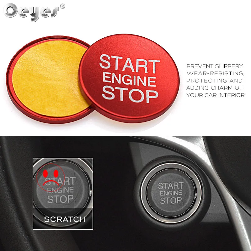 Car Start Engine Button Key Ring for ALFA ROMEO (21)