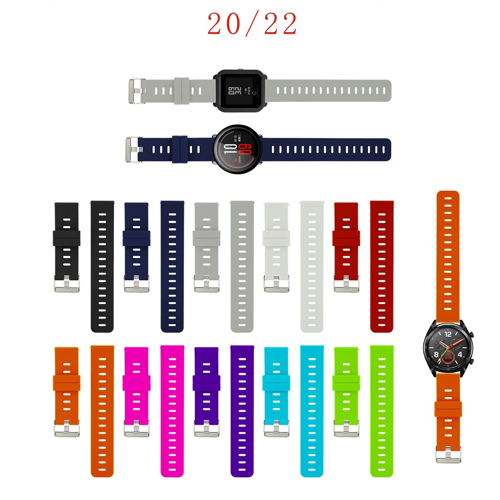 Cinturino Per Orologio Per Garmin Venu Sq Vivoactive 3 Music Cinturini In Silicone Per Garmin Vivoactive 4 Forerunner 245 Venu2 Correa