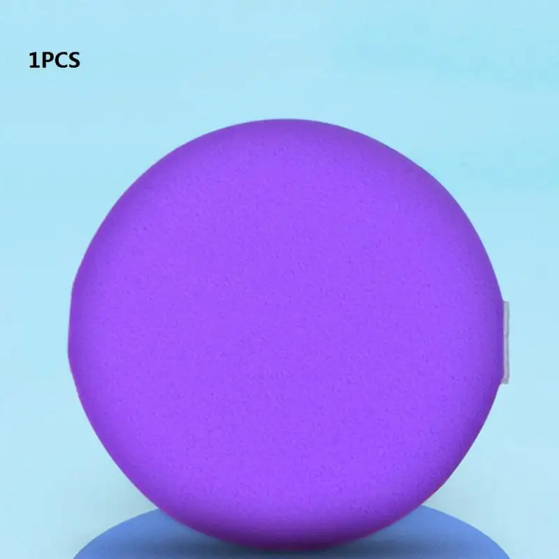 1Pcs Random Color 5/3/1 шт. круглая мягкая губка для макияжа основа для макияжа BB крем-основа Пекарский порошок Косметическая пуховка, инструменты для макияжа, разные цвета - Цвет: 1Pcs Random Color