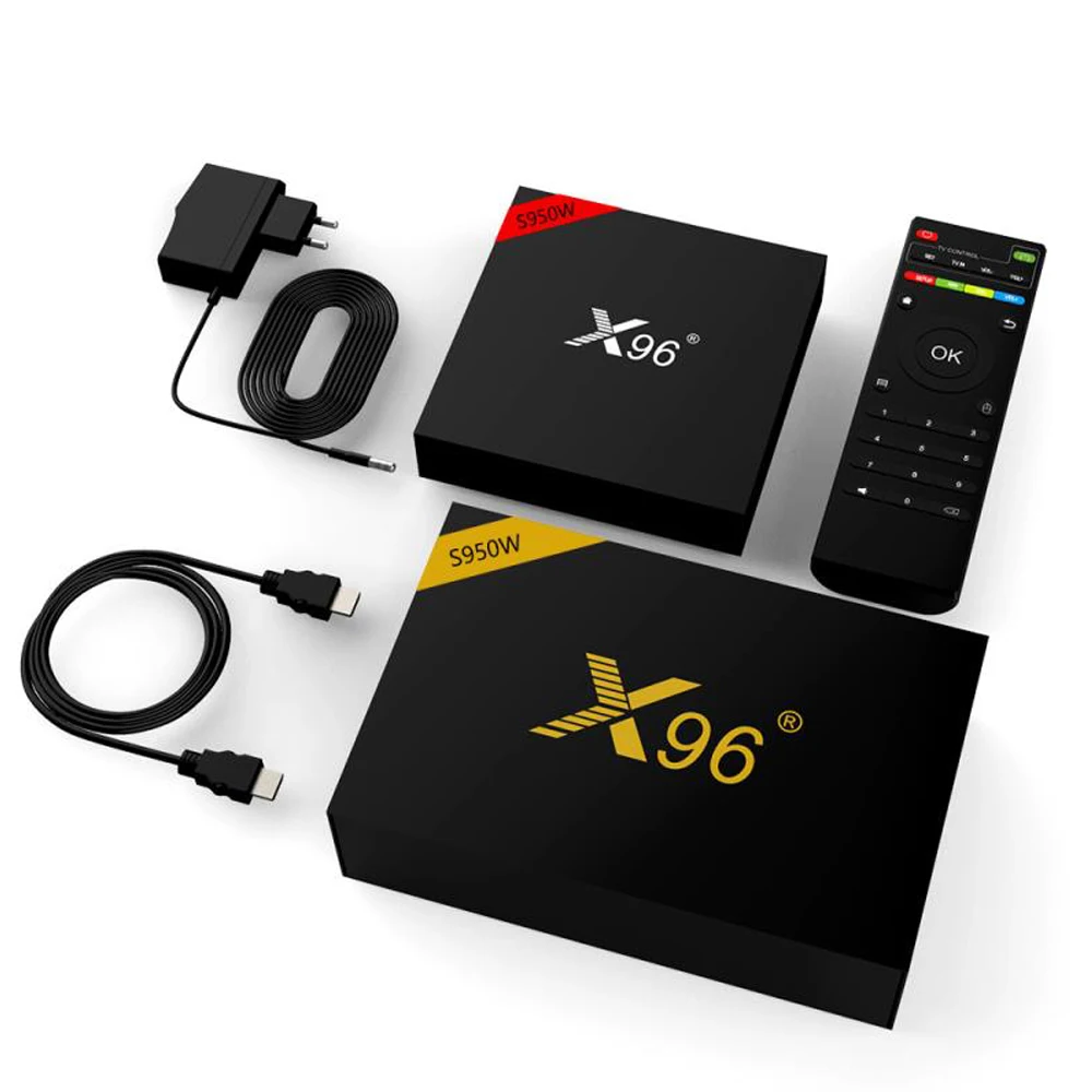 X96W Android 7,1 Smart tv Box 2GB16GB Amlogic S905W четырехъядерный 2,4 ГГц WiFi телеприставка 4K HD онлайн домашний медиаплеер PK H96 Max