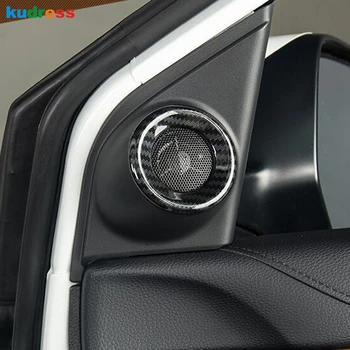 

For Honda CRV CR-V 2017 2018 2019 A Pillar Post Door Stereo Speaker Ring Surrounding Cover Molding Trim Car Styling Accessories